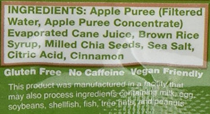 Huma Chia Energy Gel, Apples & Cinnamon, 12 Gels - Premier Sports Nutriti