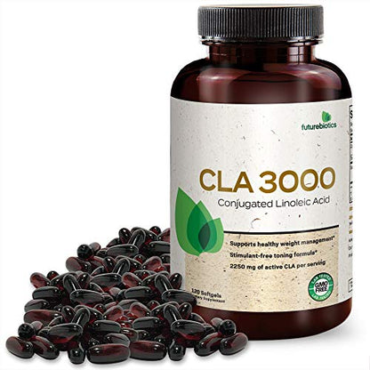 Futurebiotics CLA 3000 Extra High Potency - Non-Stimulating Conjugated Linoleic Acid