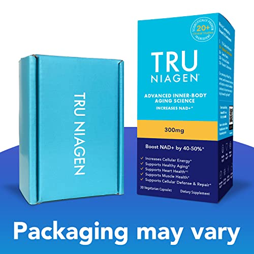 TRU NIAGEN - Patented Nicotinamide Riboside NAD+ Supplement. NR Supports Cellular