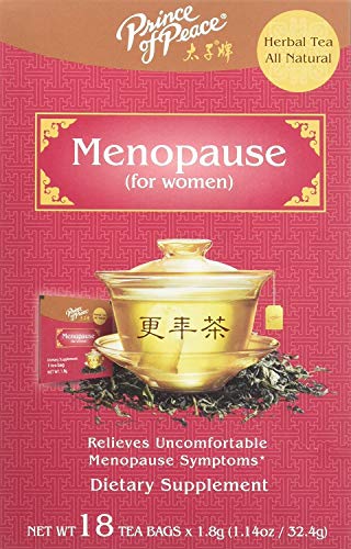 Prince of Peace Menopause Tea, 18 Tea Bags – Herbal Tea for Menopause – Menopause Relief – Hormone Balance Prince Of Peace