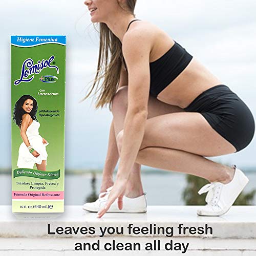 Lemisol Plus, Gentle Daily Feminine Cleanser, Original Refreshing Formula - 8 Oz (Pack of 3)