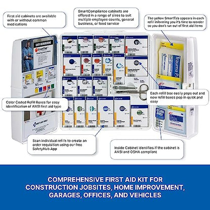 First Aid Only 1000-FAE-0103 50-Person SmartCompliance OSHA First Aid Kit