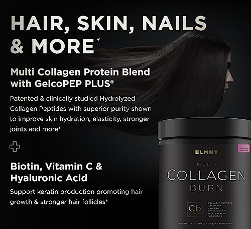Super Collagen Burn - Premium Multi Collagen Powder for Women Weight Loss & Beauty TERRA ELMNT