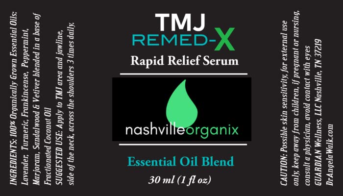 Dr. A's TMJ Remed-X Rapid Relief Serum | Deep Muscle & Jaw Tension Essential Oil Cream Doctor Angela Essential