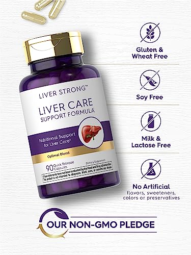 Carlyle Liver Support Supplement | 90 Capsules | Powerful Complex | Liver Care Formula