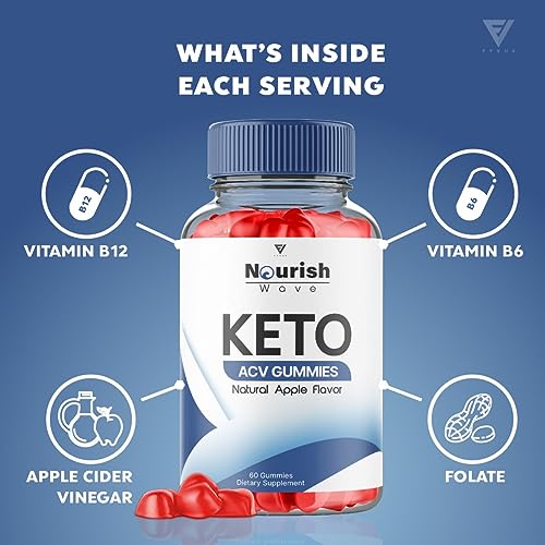 Nourish Wave Keto ACV Gummies Advanced Weight Loss Ketogenic AVC Apple Cider Fyvus