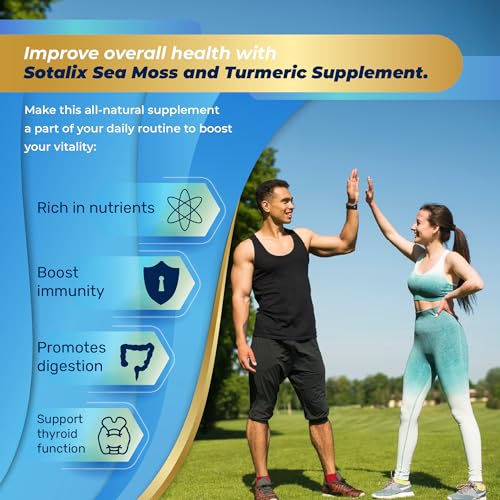 Sotalix Sea Moss Capsule 10100mg with Ashwagandha, Burdock Root, Bladderwrack SOTALIX SUPPLEMENT