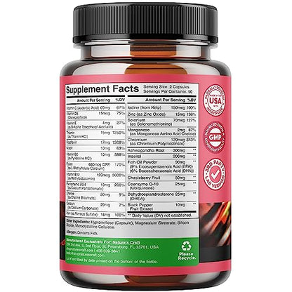 Fertility Supplements for Men and Women Bundle - Premium Fertility Support Multivitamin