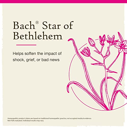 Bach Original Flower Remedies, Star of Bethlehem for Grief and Shock (Non-Alcohol Formula) Bach