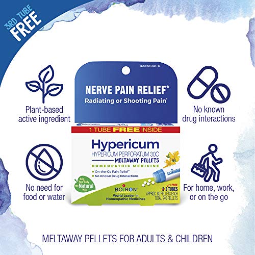 Boiron Hypericum Perforatum 30C Homeopathic Medicine for Relief from Nerve Pain, Toothaches Boiron