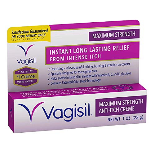 Vagisil Maximum Strength Anti-Itch Creme 1 oz Pack of 3)