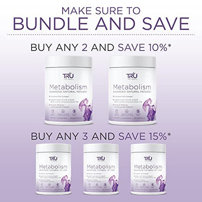 TRU Metabolism, Advanced Fat Loss, Fight Cravings, Boost Mood, No Jitters or Crash