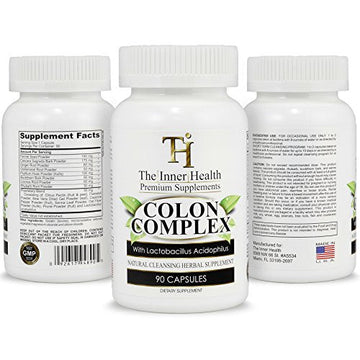 The Inner Health Colon & Gut Cleanse Detox Formula - Supporting Gut Health, Purification