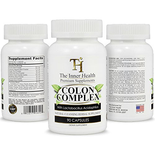 The Inner Health Colon & Gut Cleanse Detox Formula - Supporting Gut Health, Purification