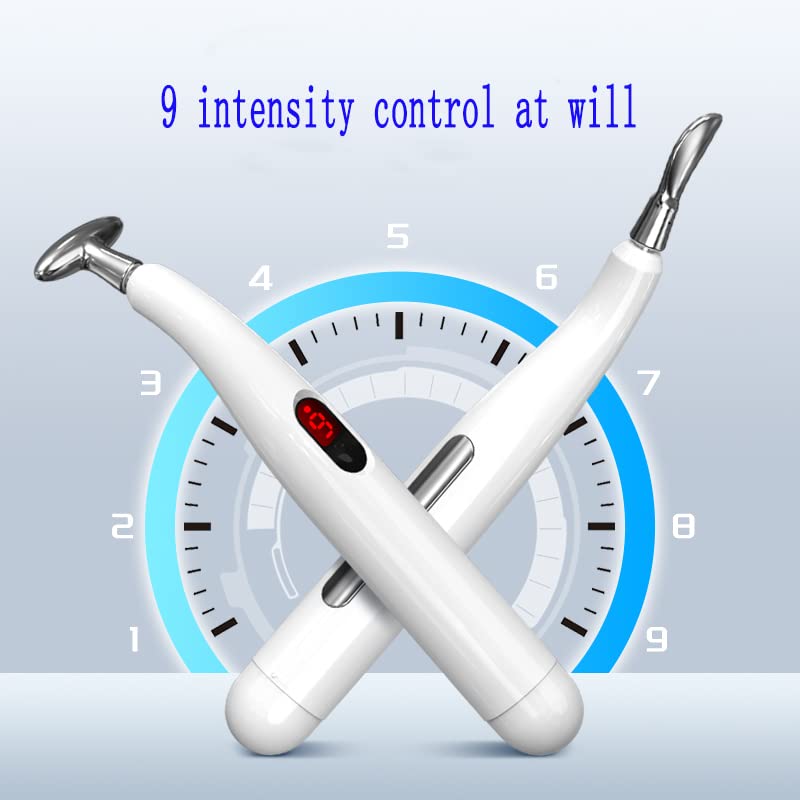 koouood Acupuncture Pen, 5-in-1 Pulse Massage Pen, USB Rechargeable Electronic Acupuncture Pen