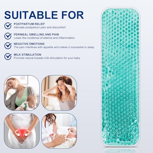 Peri Bottle Postpartum Portable Bidet - Perineal Bottle with 1 Ice Pack, Upside Down Squirt Bottle TheGreen