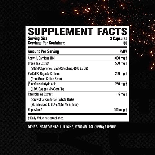 Jacked Factory Burn-XT Max - High-Performance Thermogenic Fat Burner & Appetite Suppressant Jacked Factory