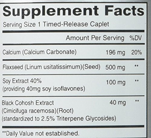 Mason Natural Menopause Trio: Black Cohosh, Flaxseed, & Soy MASON NATURAL