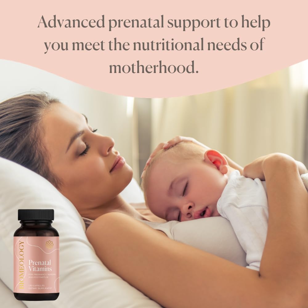 Biomeology Prenatal Vitamins - Methylated Pregnancy Multivitamin with Bioavailable Nutrients Biomeology