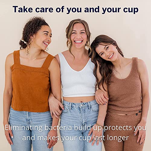 Pixie Menstrual Cup & Disc Steamer Sterilizer - Ranked 1 for The Best Steamer - Kills 99.9% of Germs Pixie Cup