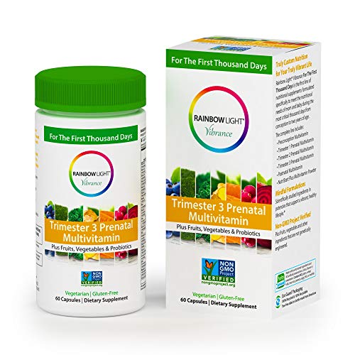 Rainbow Light Vibrance Trimester 3 Prenatal Multivitamin – 60 Count Rainbow Light
