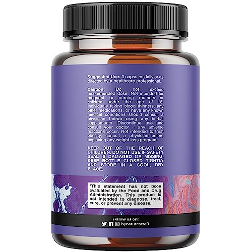 Triple Magnesium Complex Supplement 400mg Elemental - High Absorption Magnesium Natures Craft