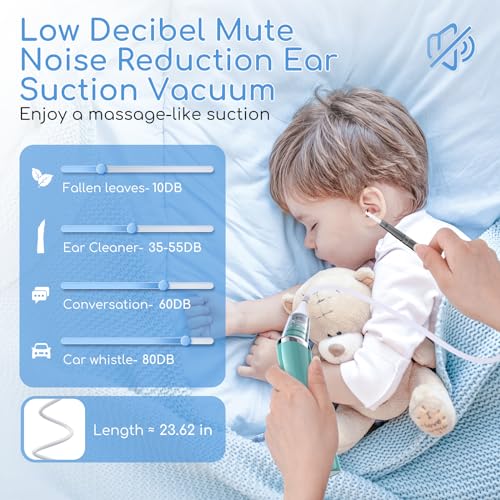 Ear Vacuum Wax Remover, Ear Wax Removal with 8 Pcs Ear Pick, Ear Wax