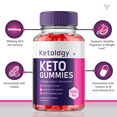 Ketology Keto ACV Gummies Advanced Weight Loss Ketosis Supplement, Ketology Keto