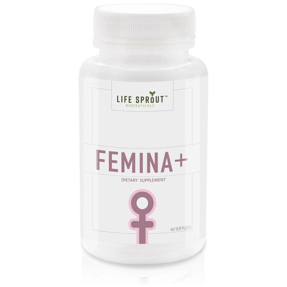 Femina + for Perimenopause and Menopause, with Black Cohosh - 60 Softgel Capsules