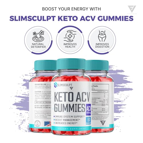 Slimsculpt Keto ACV Gummies Advanced Weight Loss, Slim Sculpt Keto + ACV Apple Cider Fyvus
