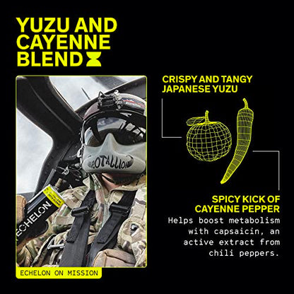 Echelon Pre-Workout Energy Drink - 12-Pack, Yuzu Cayenne - Peak Performance