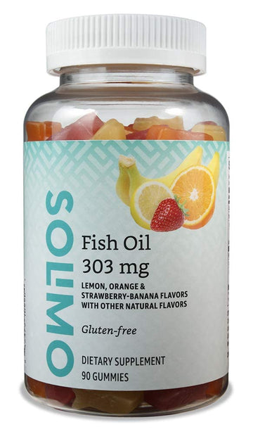 Amazon Basics Fish Oil 303 mg, Lemon, Orange & Strawberry-Banana flavors Amazon Basics