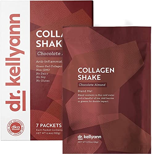 Dr. Kellyann Keto Chocolate Almond Shakes - 100% Grass Fed Collagen Protein by Bone Dr. Kellyann