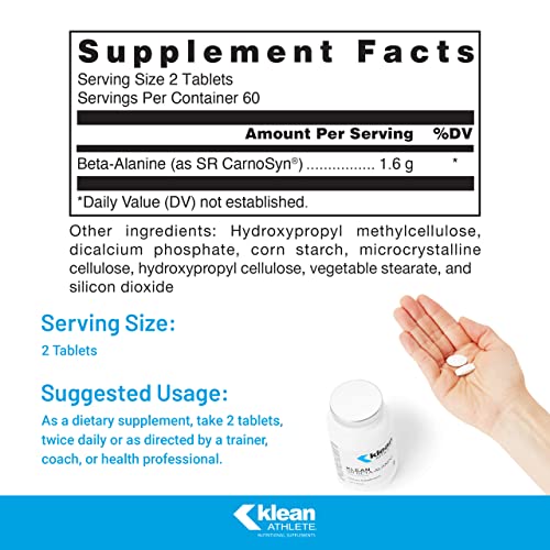 Klean ATHLETE Klean SR Beta-Alanine (Sustained Release) | Delays Fatigue, Supports