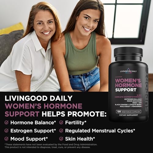 Livingood Daily Women's Hormone Support - Better Mood, Hormonal Balance