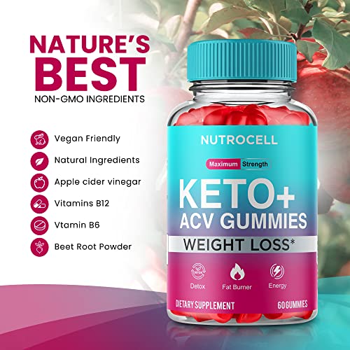 Keto ACV Gummies - Keto Apple Cider Vinegar Gummies - Advanced Weight Loss - Keto