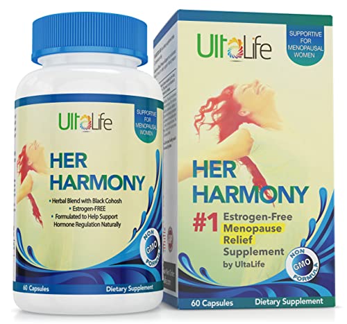 ULTALIFE Her Harmony Menopause Pills - Best Menopause Supplements for Women