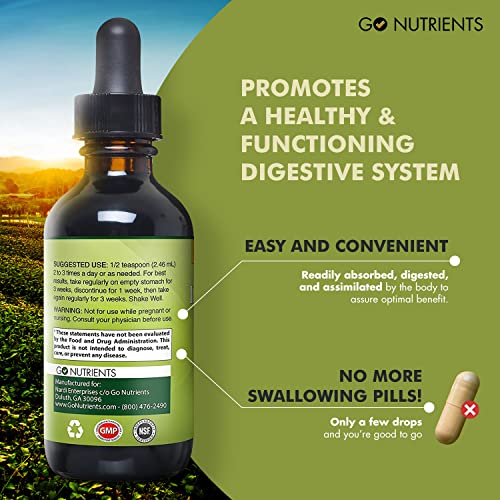 Go Nutrients Intestinal Edge Gut Detox Cleanse for Humans: Enhance Digestive