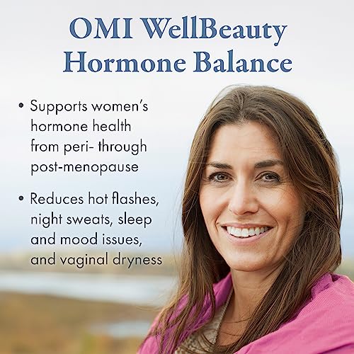 OMI WELLBEAUTY Hormone Balance for Women, Menopause Supplement, Hot Flash, Stress and Sleep Support OMI WELLBEAUTY