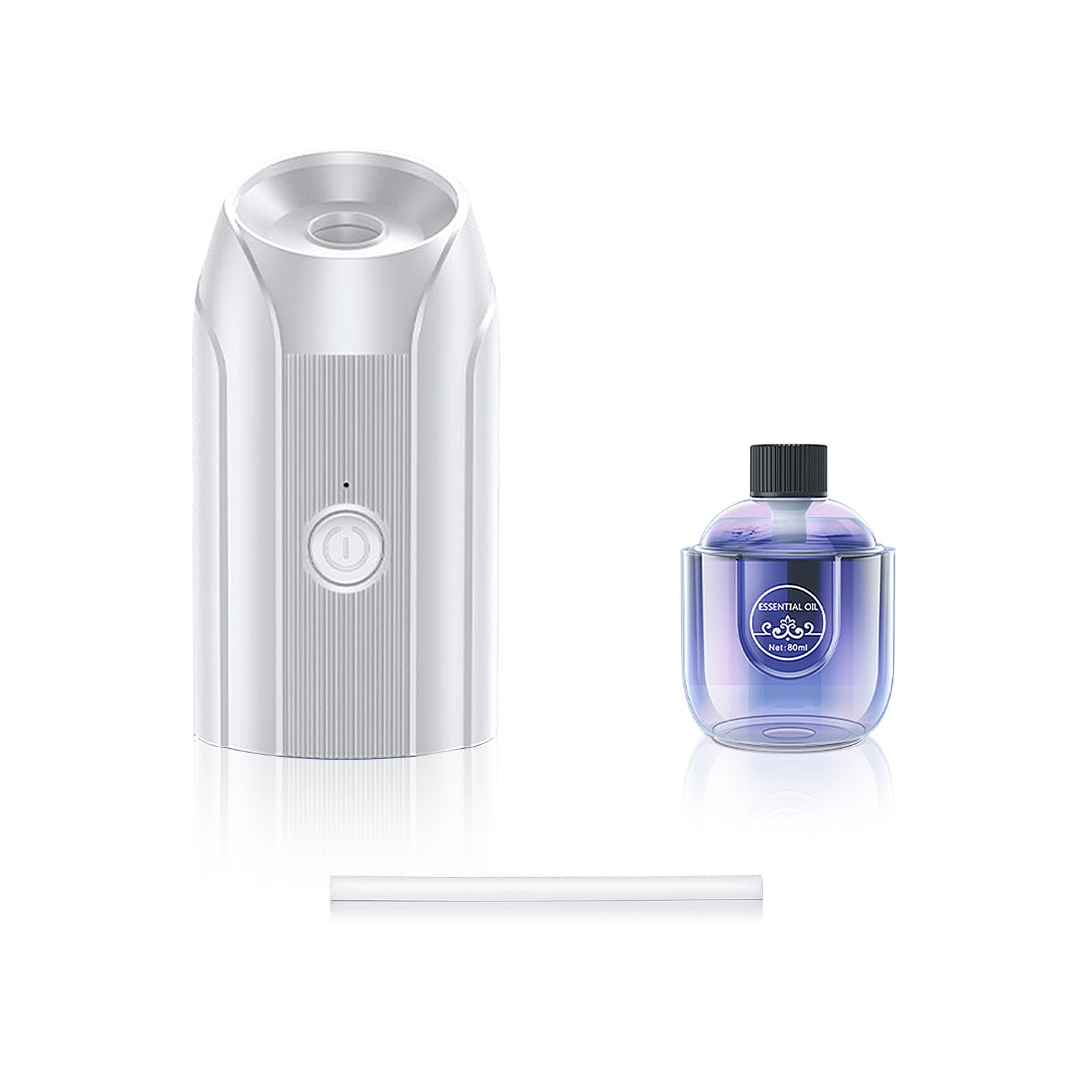 Mini Essential Oil Diffuser, Ultrasonic Mist Air Fresheners for Home with 80 ml Lavender Essential Oils
