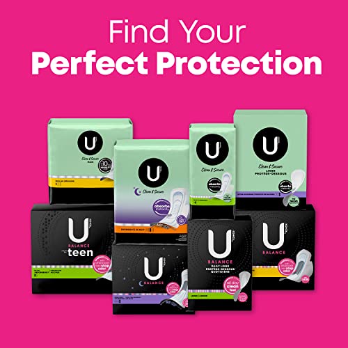U by Kotex Balance Daily Wrapped Thong Panty Liners, Light Absorbency, Regular Length, 50 Count U by Kotex