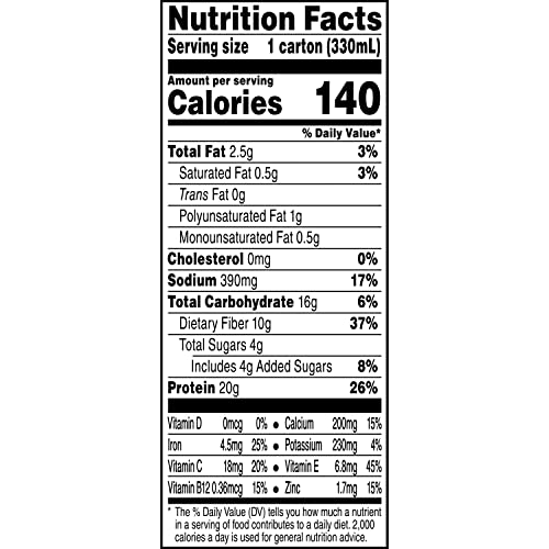 Evolve Plant Based Protein Shake, Chocolate Caramel, 20g Vegan Protein, Dairy Free