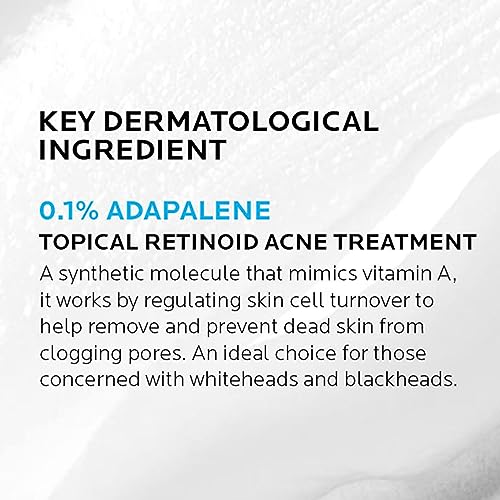 La Roche-Posay Effaclar Adapalene Gel 0.1% Acne Treatment, Prescription La Roche-Posay