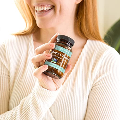 Global Healing Lithium Orotate Brain Health Supplement - Supports Mood