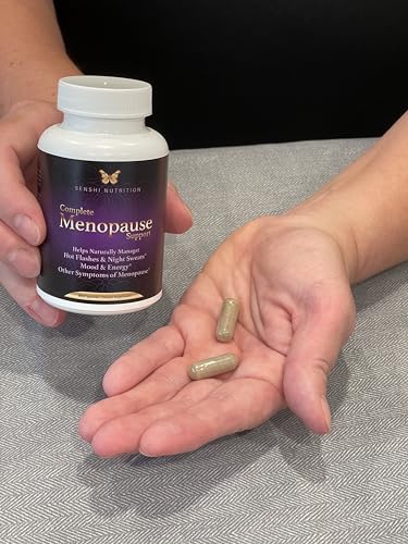 Complete Menopause Support - Natural Menopause Relief for Meno Belly Hot Flashes Night Sweats