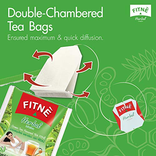 FITNE Green Tea Herbal Honey Lemon With Garcinia Senna Infusion Gentle Detox Cleanse