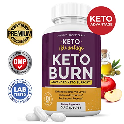 (2 Pack) Keto Advantage Keto Burn Pills Includes Apple Cider Vinegar goBHB Exogenous