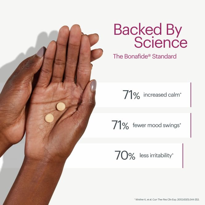 Bonafide Serenol PMS Relief – Hormone-Free, Drug-Free Relief from Mood Swings & Irritability Due Bonafide