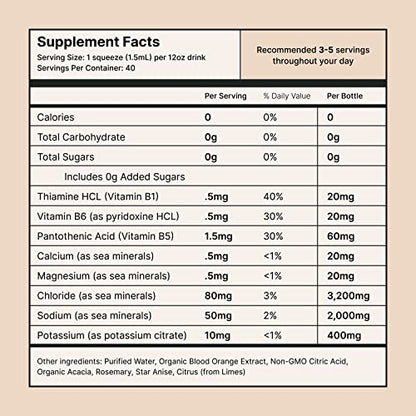 Buoy Electrolyte Drops | 120 Servings | No Sugar, No Sweeteners | Dietitian Recommended